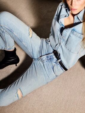 ANINE BING High Rise Distressed Jeans | Size 26 | Excellent condition